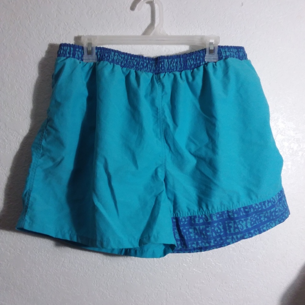 Vintage 90s Fast Breakers Mens XL Nylon Swim Trunk